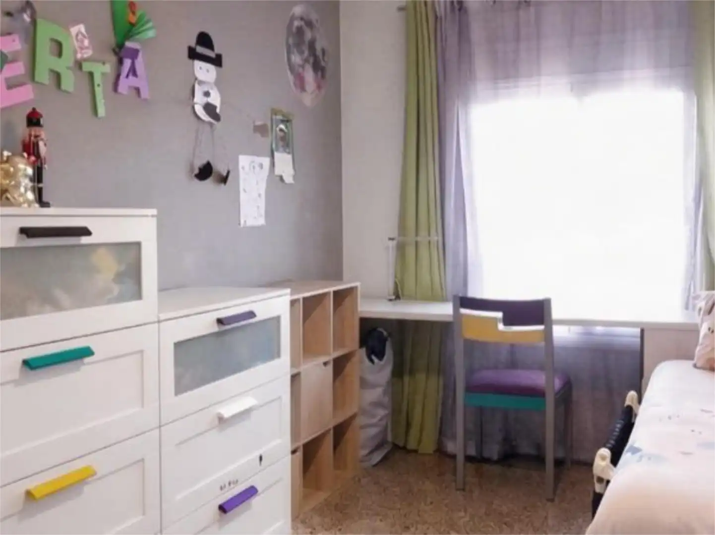 Schlafzimmer von Wohnung zum Verkauf in Terrassa mit Klimaanlage, Heizung und Terrasse