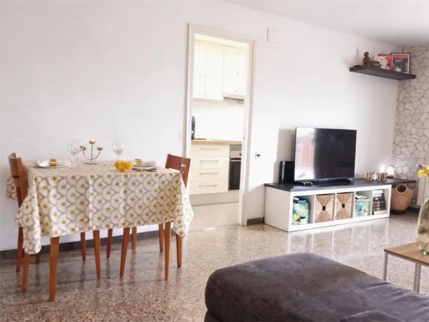 Wohnzimmer von Wohnung zum Verkauf in Terrassa mit Klimaanlage, Heizung und Terrasse