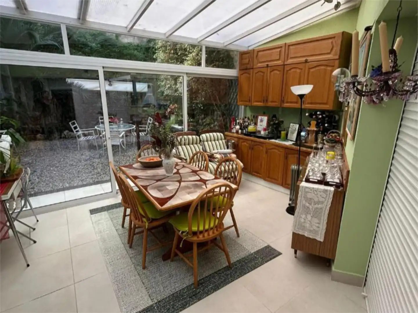 Dining room of Flat for sale in Barcelona  with Air Conditioner, Heating and Private garden