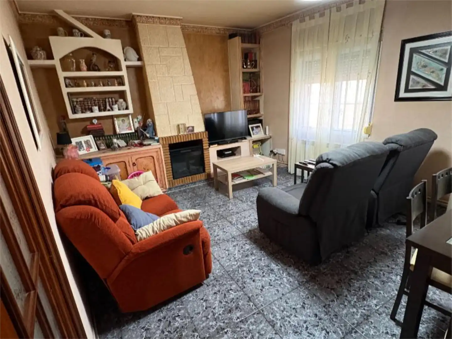 Sala d'estar de Casa o xalet en venda en Motilla del Palancar amb Calefacció, Terrassa i Moblat