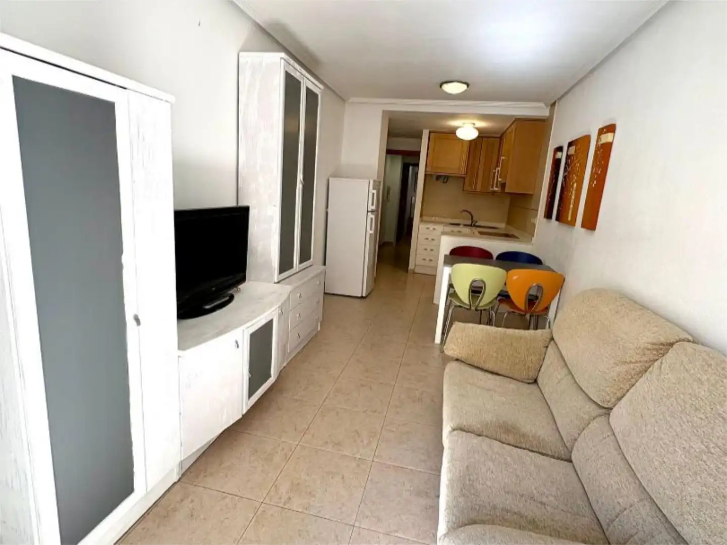 Piso en venta en Calle Francisco Santamaría, 18, Centro Sala de estar de Piso en venta en Santa Pola con Amueblado y Balcón