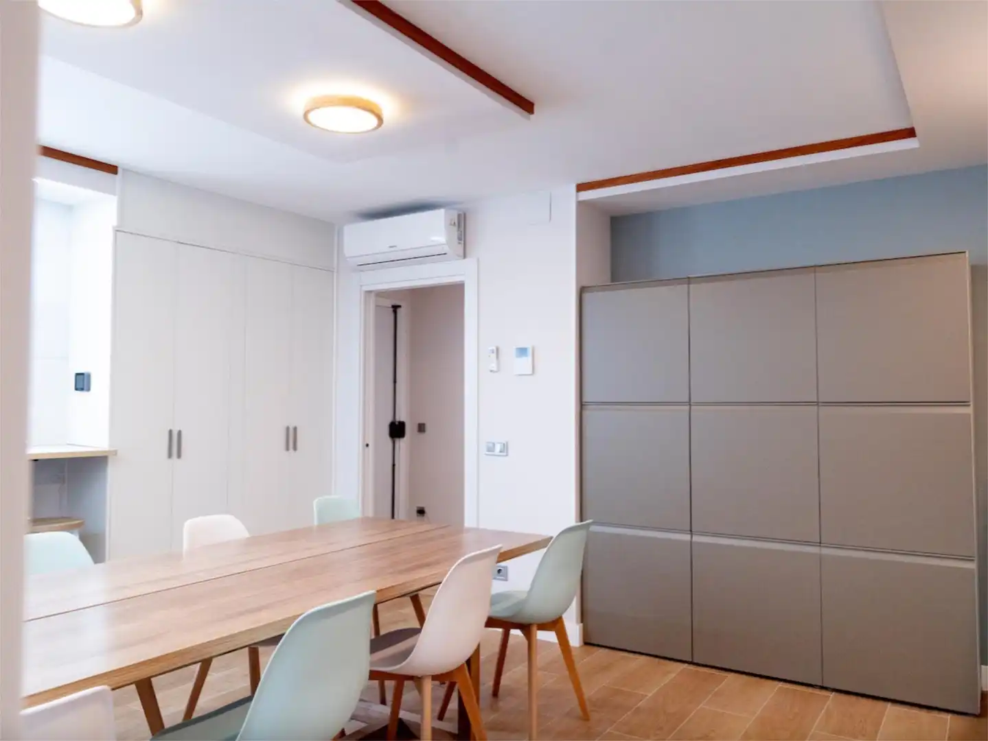 Dining room of Attic for sale in  Lleida Capital  with Air Conditioner and Balcony