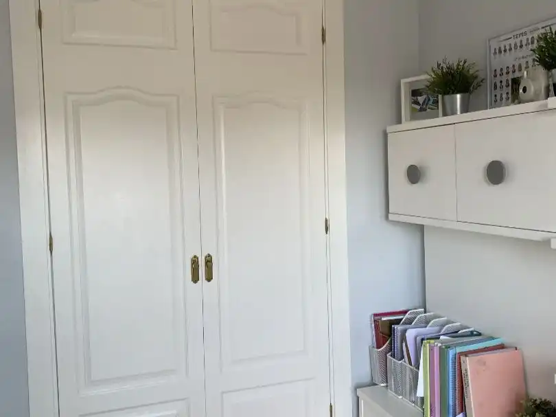 Schlafzimmer von Dachboden zum Verkauf in  Madrid Capital mit Klimaanlage, Terrasse und Schwimmbad