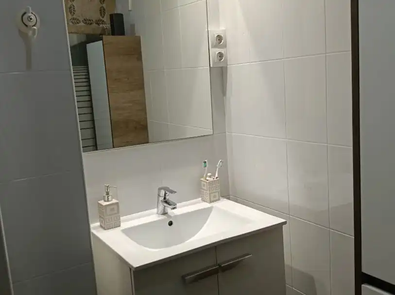 Flat for sale in Carrer D'en Carlets, 9, Barri del Mar Bathroom of Flat for sale in Vilanova i la Geltrú with Air Conditioner and Terrace