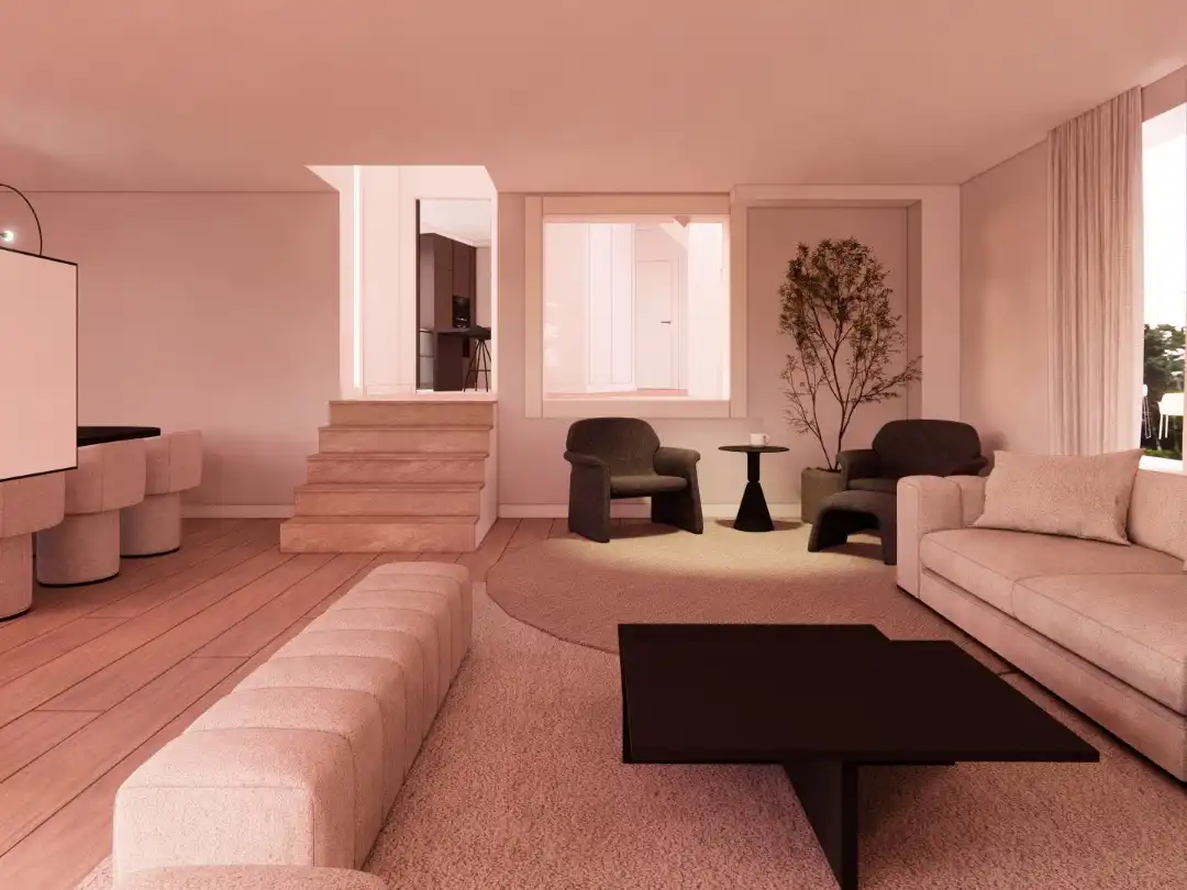 Casa o chalet en venta en Lugar Lamela, 5, Bordóns Sala de estar de Casa o chalet en venta en Sanxenxo con Terraza y Balcón