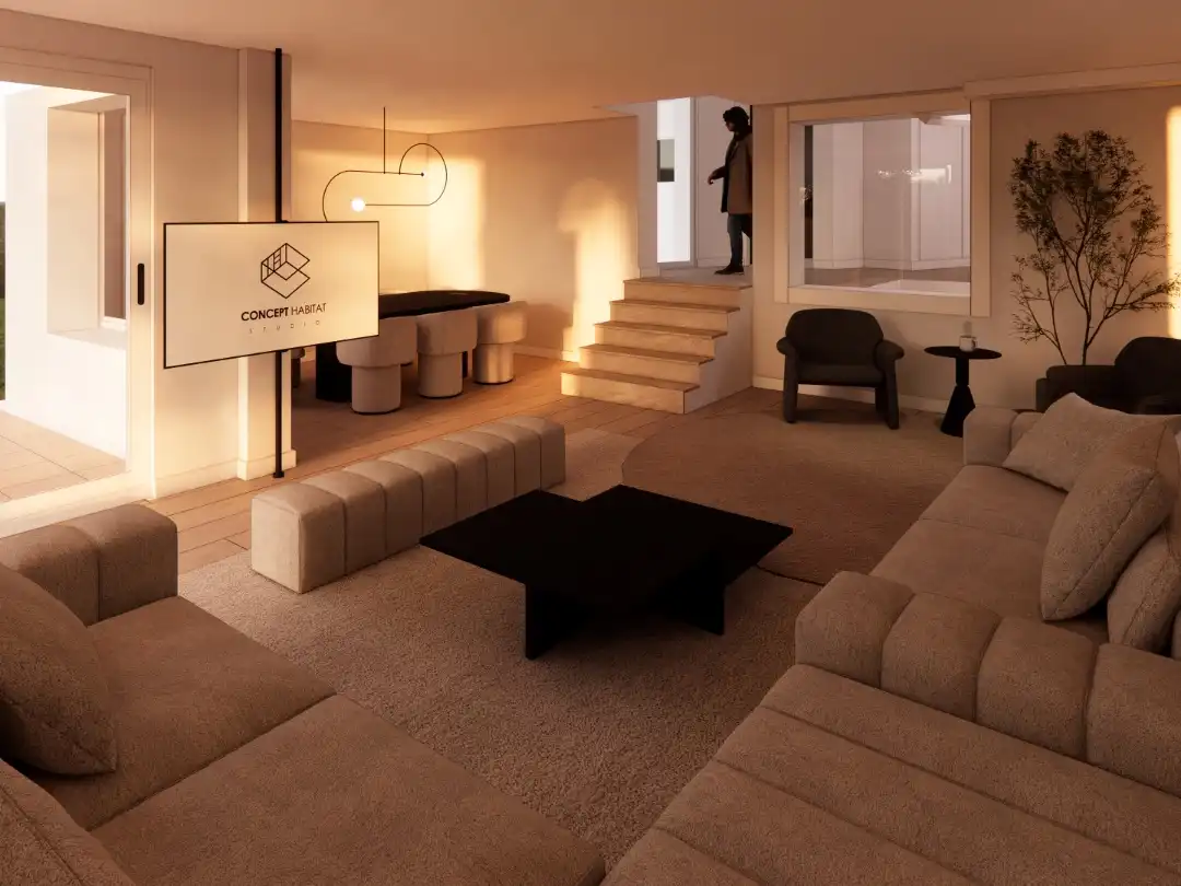 Casa o chalet en venta en Lugar Lamela, 5, Bordóns Sala de estar de Casa o chalet en venta en Sanxenxo con Terraza y Balcón
