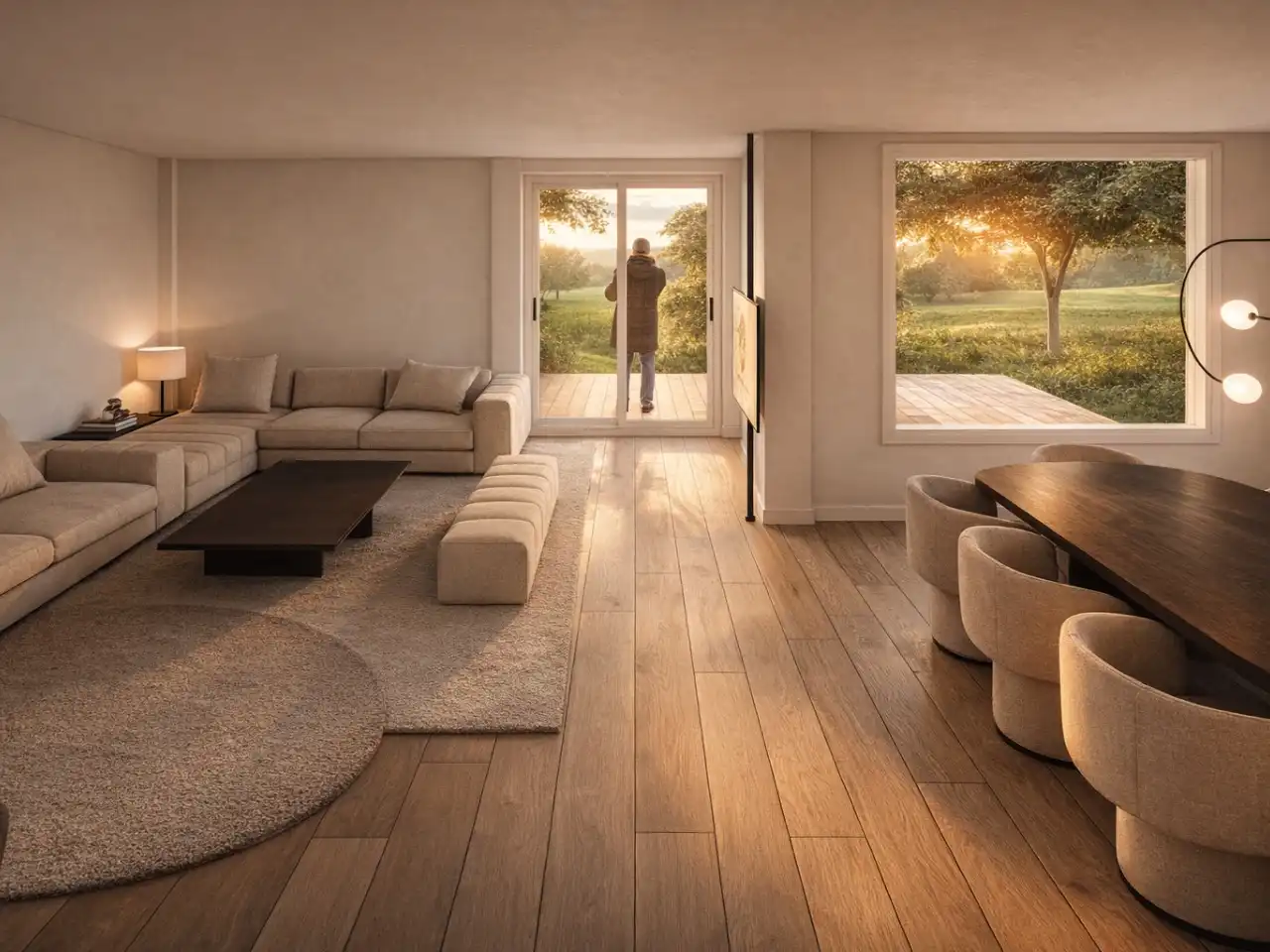 Casa o chalet en venta en Lugar Lamela, 5, Bordóns Sala de estar de Casa o chalet en venta en Sanxenxo con Terraza y Balcón