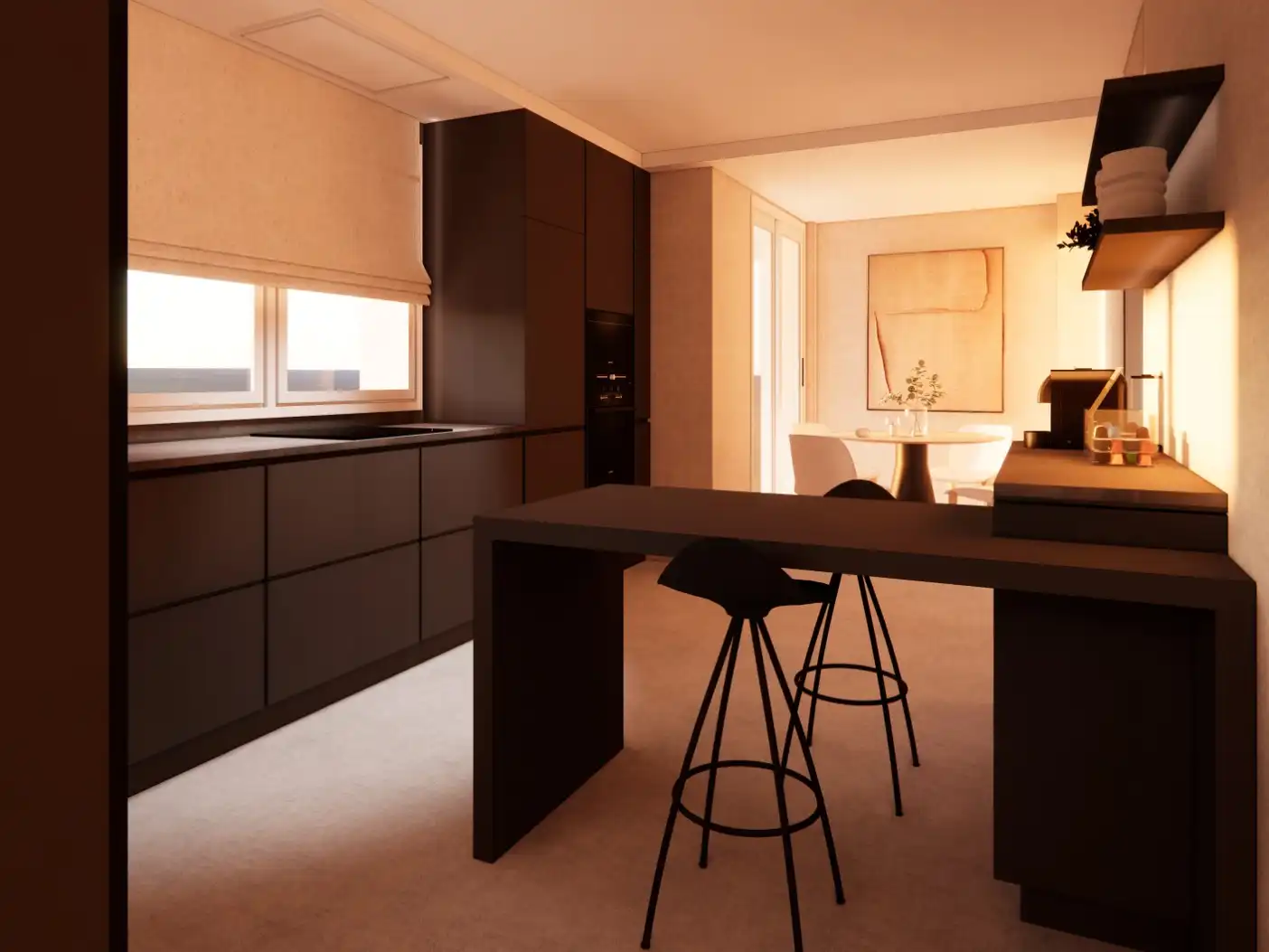 Casa o chalet en venta en Lugar Lamela, 5, Bordóns Cocina de Casa o chalet en venta en Sanxenxo con Terraza y Balcón