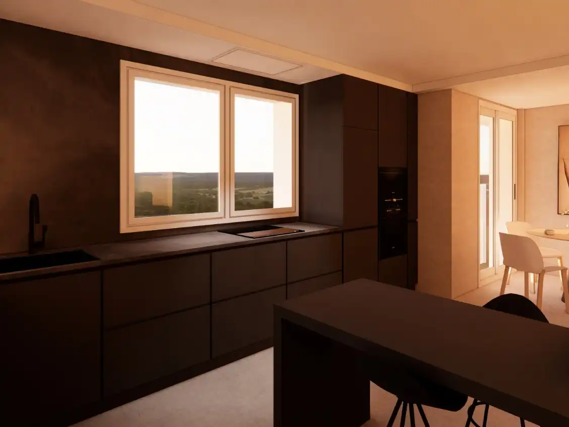 Casa o chalet en venta en Lugar Lamela, 5, Bordóns Cocina de Casa o chalet en venta en Sanxenxo con Terraza y Balcón