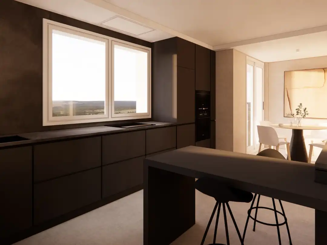 Casa o chalet en venta en Lugar Lamela, 5, Bordóns Cocina de Casa o chalet en venta en Sanxenxo con Terraza y Balcón