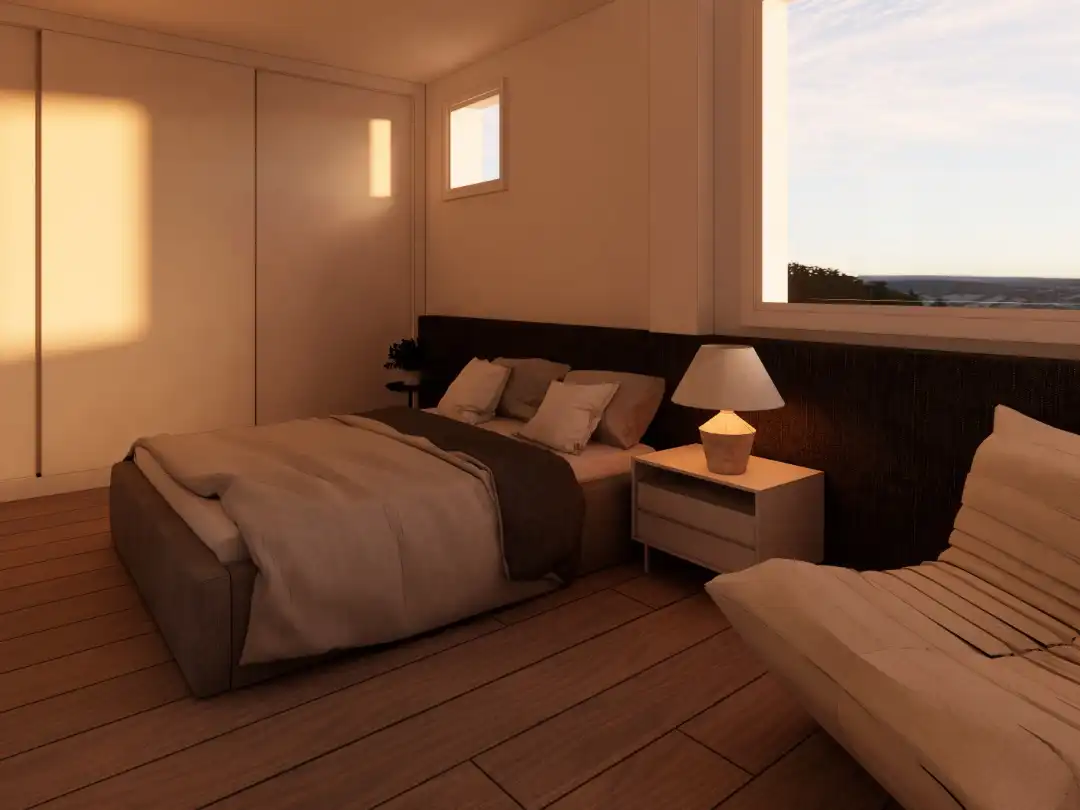 Casa o chalet en venta en Lugar Lamela, 5, Bordóns Habitación de Casa o chalet en venta en Sanxenxo con Terraza y Balcón