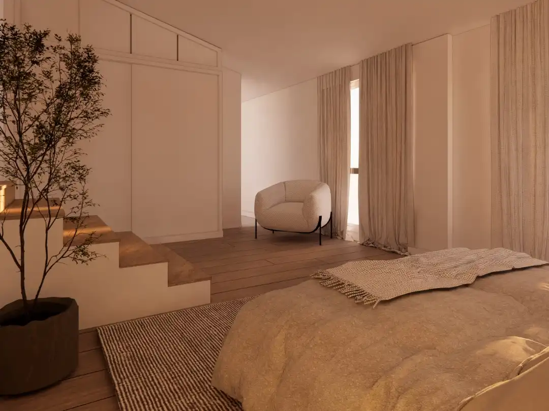 Casa o chalet en venta en Lugar Lamela, 5, Bordóns Habitación de Casa o chalet en venta en Sanxenxo con Terraza y Balcón