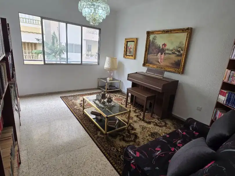 Sala d'estar de Pis en venda en Santa Cruz de Tenerife amb Moblat i Balcó