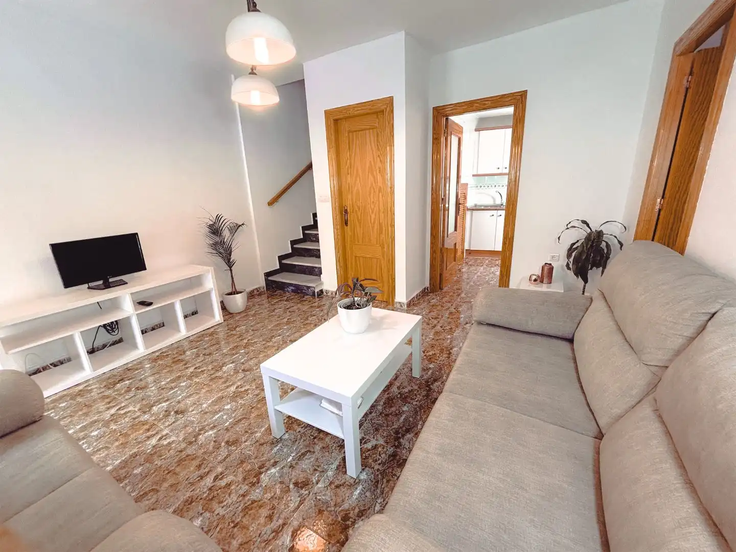 Wohnung zum Verkauf in Calle Crucero Canarias, 36, Los Cuarteros Wohnzimmer von Wohnung zum Verkauf in San Pedro del Pinatar mit Klimaanlage, Terrasse und Balkon