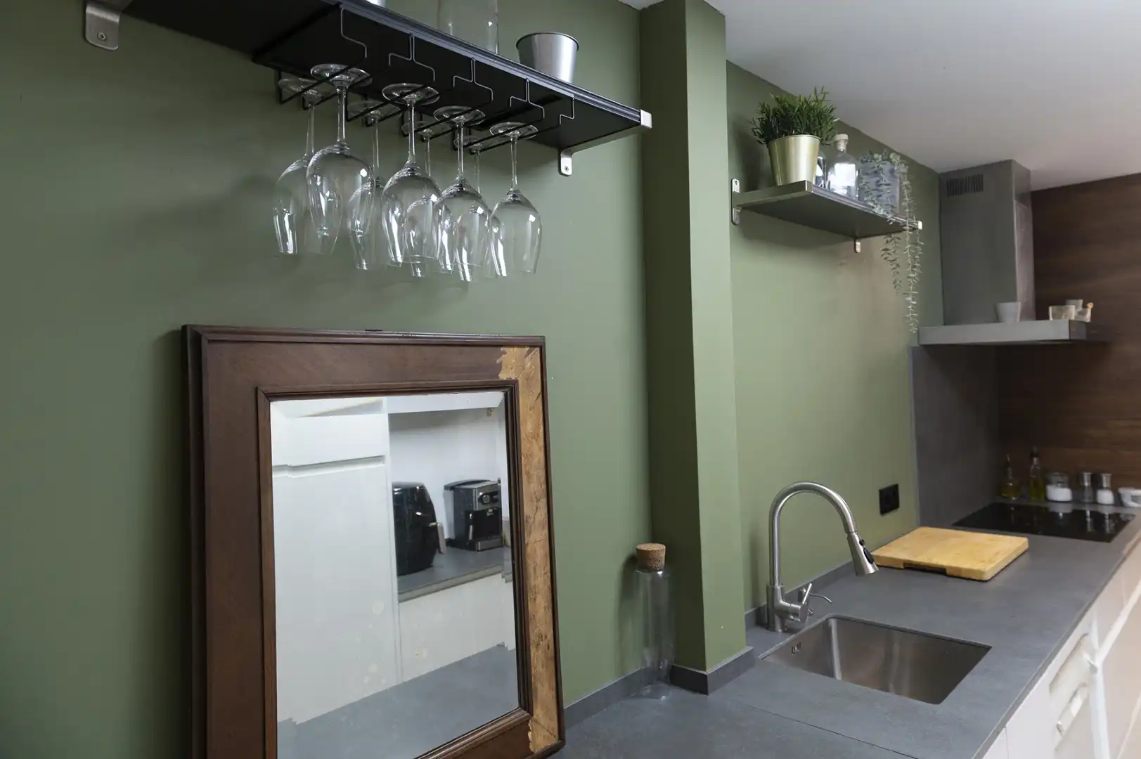 Piso en venta en Calle Alcaparron, 26, Cerrado de Calderón - Hacienda Paredes Cocina de Piso en venta en Málaga con Aire acondicionado, Jardín privado y Parquet