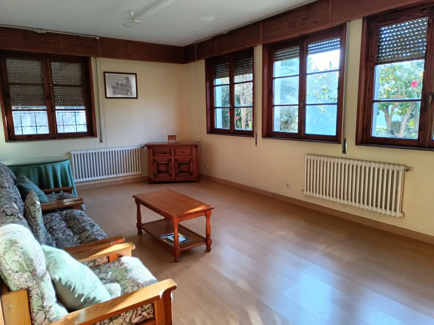 Sala de estar de Casa o chalet de alquiler en A Guarda   con Jardín privado
