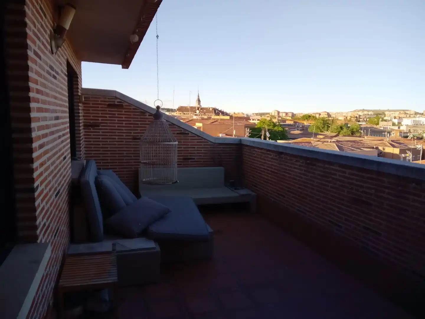 Terraza de Piso de alquiler en Madrid con Calefacción, Jardín privado y Parquet