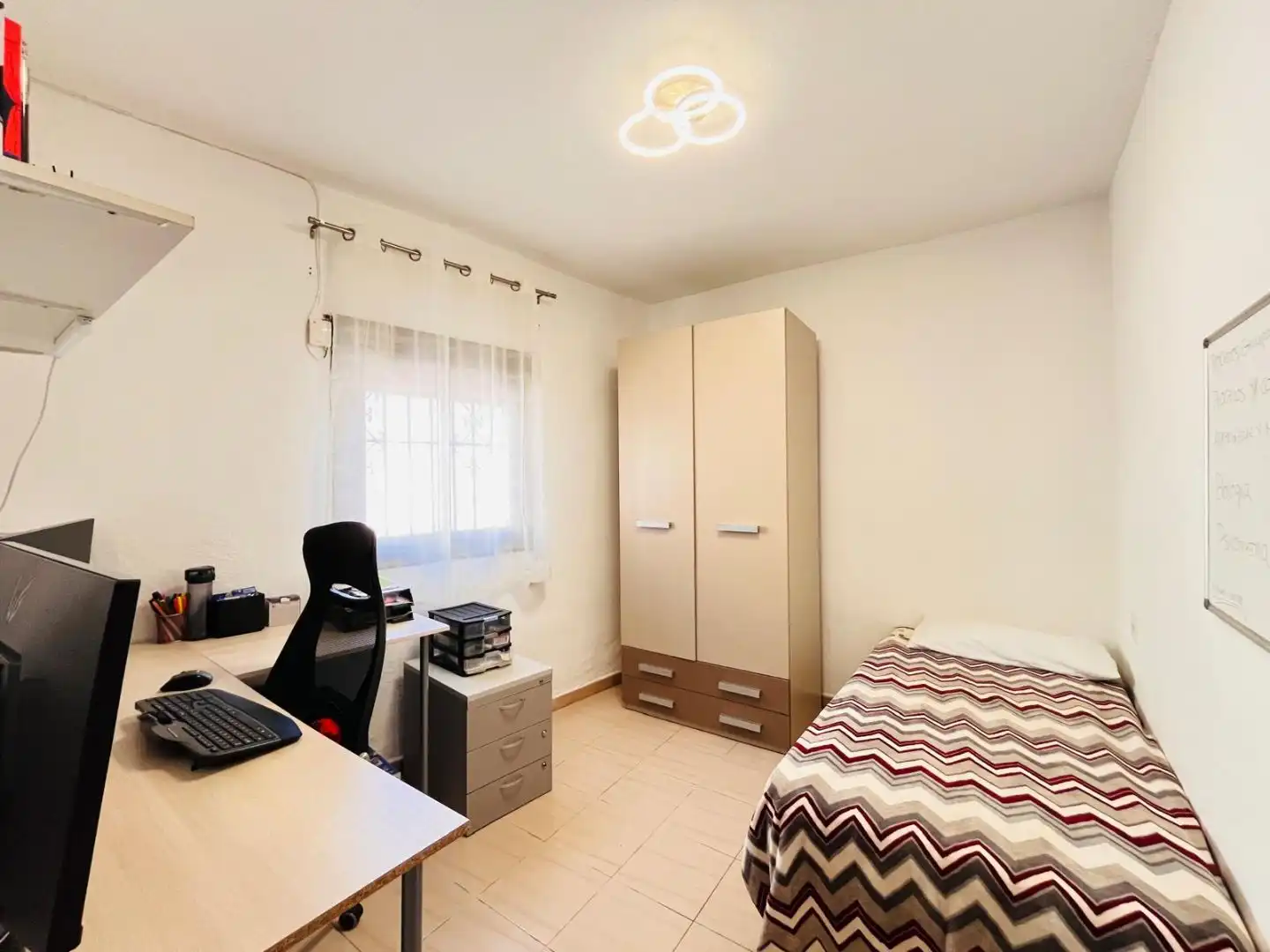Flat for sale in Carrer Ortega i Gasset, 7, Les Roquetes Bedroom of Flat for sale in Sant Pere de Ribes with Air Conditioner and Private garden