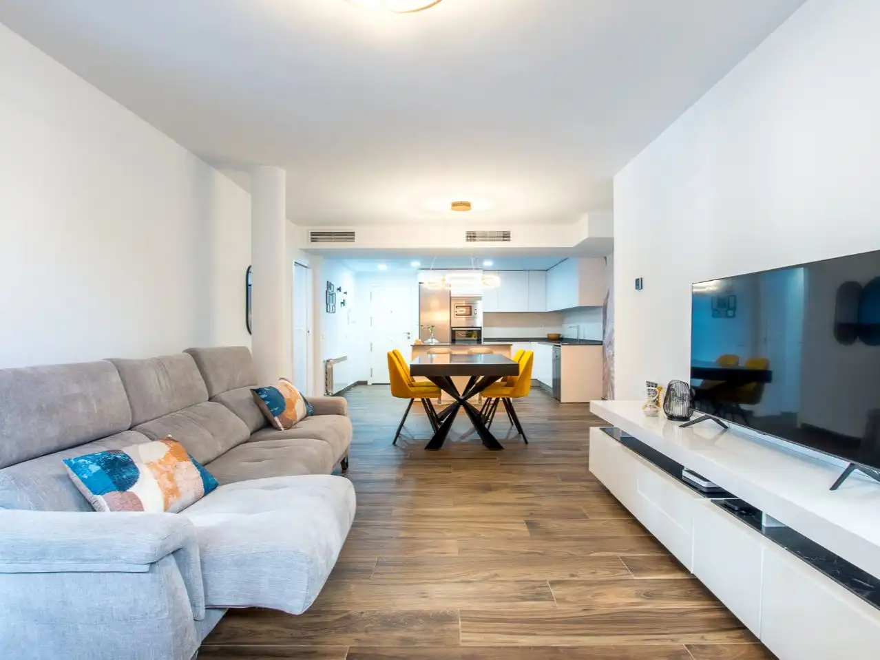 Flat for sale in Calle de la Fe, 8, Alberca Living room of Flat for sale in Murcia with Air Conditioner, Heating and Terrace