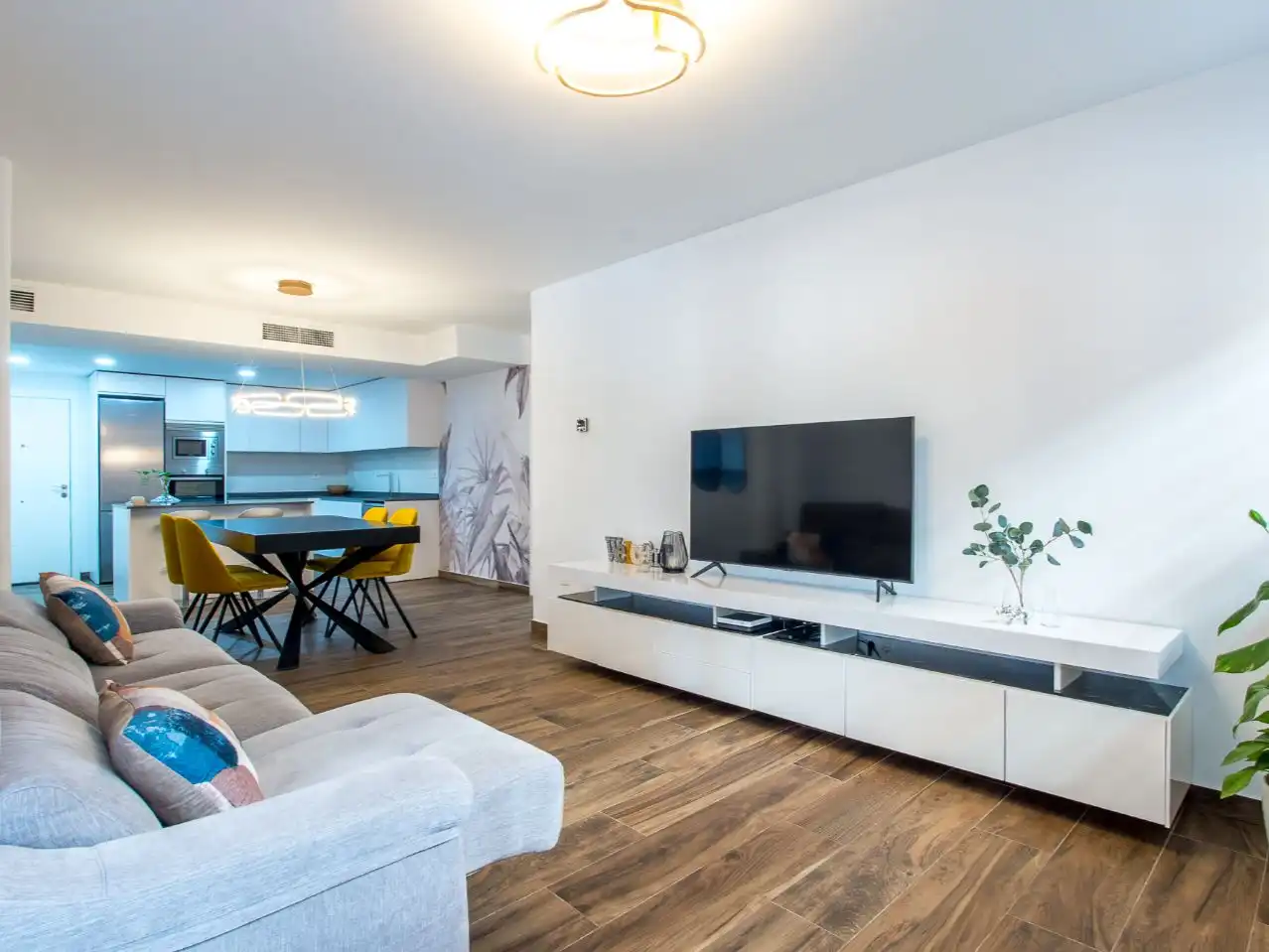 Flat for sale in Calle de la Fe, 8, Alberca Living room of Flat for sale in Murcia with Air Conditioner, Heating and Terrace