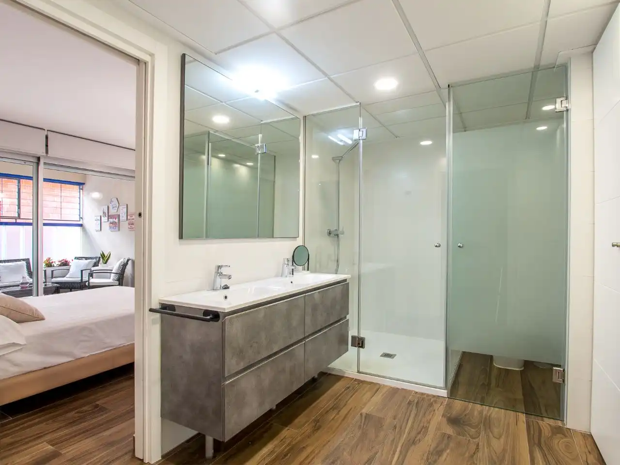 Flat for sale in Calle de la Fe, 8, Alberca Bathroom of Flat for sale in Murcia with Air Conditioner, Heating and Terrace