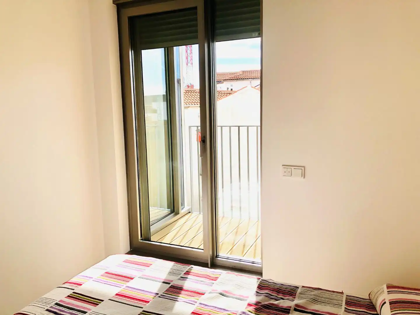 Balcony of Flat for rent in Madrid  with Air Conditioner, Heating and Storage room