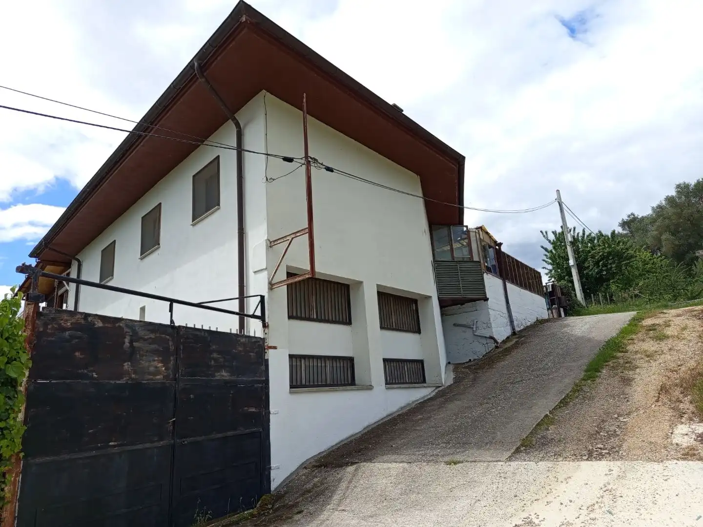 Vista exterior de Casa o chalet en venta en Valle de Yerri / Deierri con Aire acondicionado, Calefacción y Jardín privado