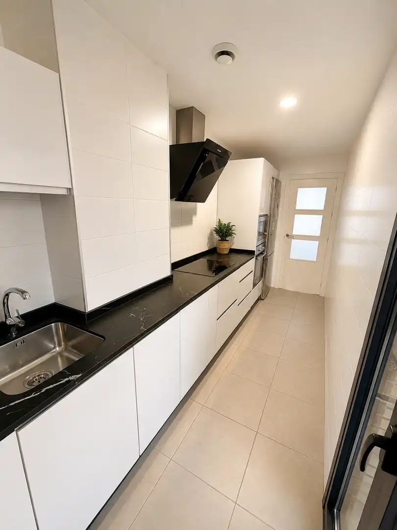 Kitchen of Flat for sale in Torremolinos  with Air Conditioner, Terrace and Swimming Pool