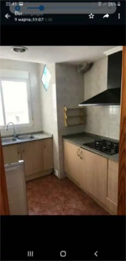 Piso en venta en El Llombo Cocina de Piso en venta en Ontinyent con Terraza y Amueblado