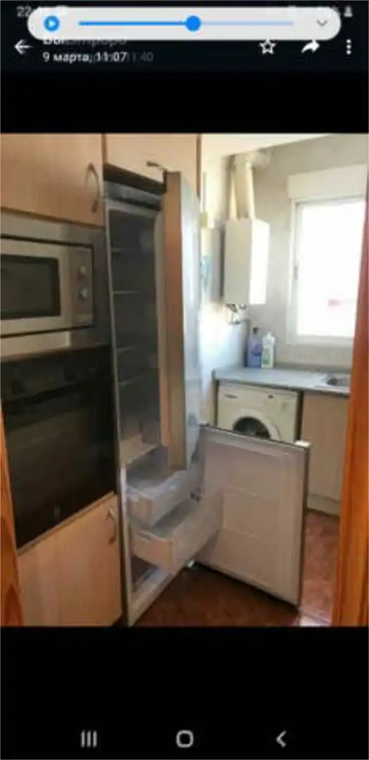 Piso en venta en El Llombo Cocina de Piso en venta en Ontinyent con Terraza y Amueblado