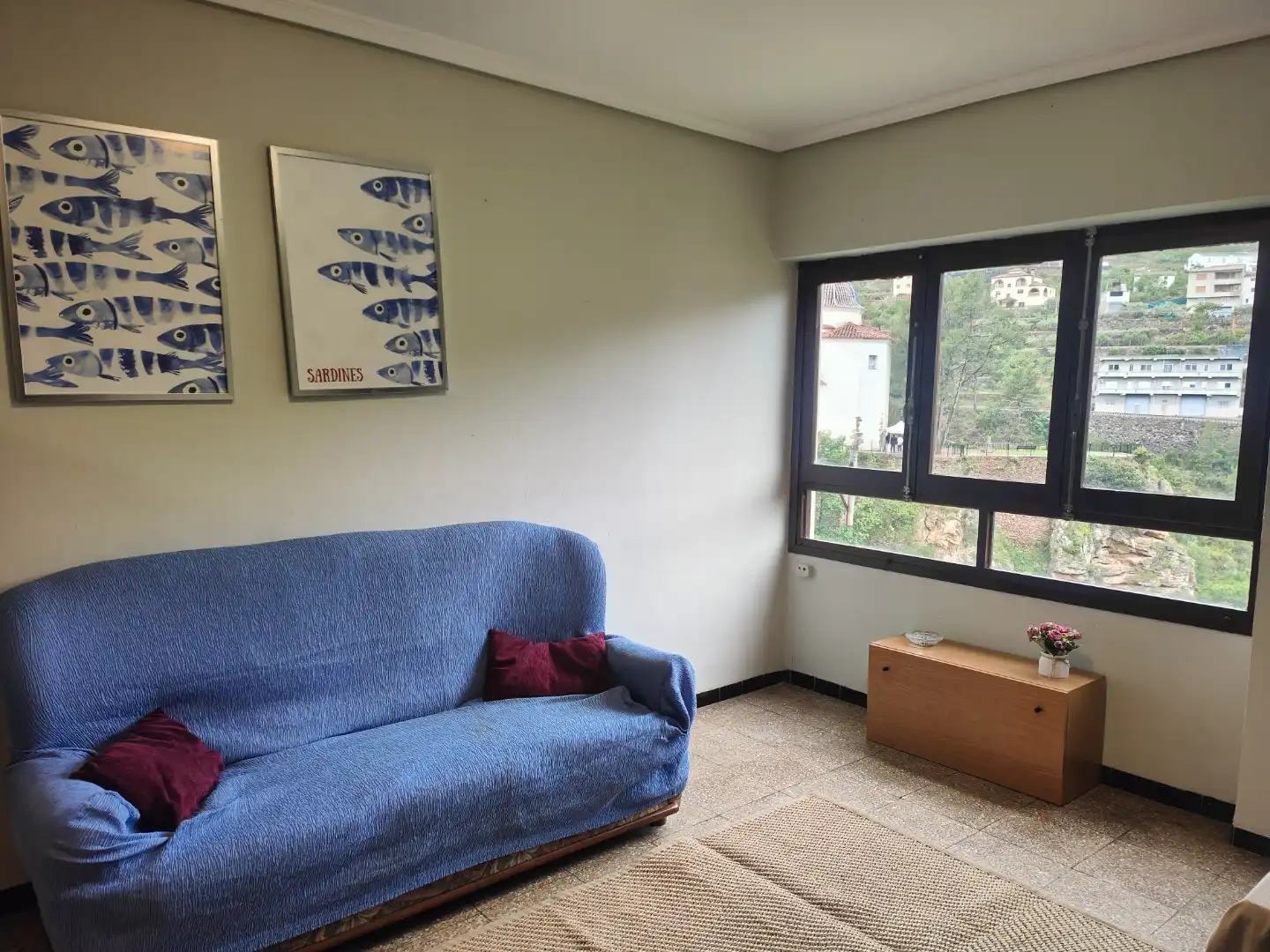 Sala de estar de Piso en venta en Llucena / Lucena del Cid con Trastero, Amueblado y Balcón