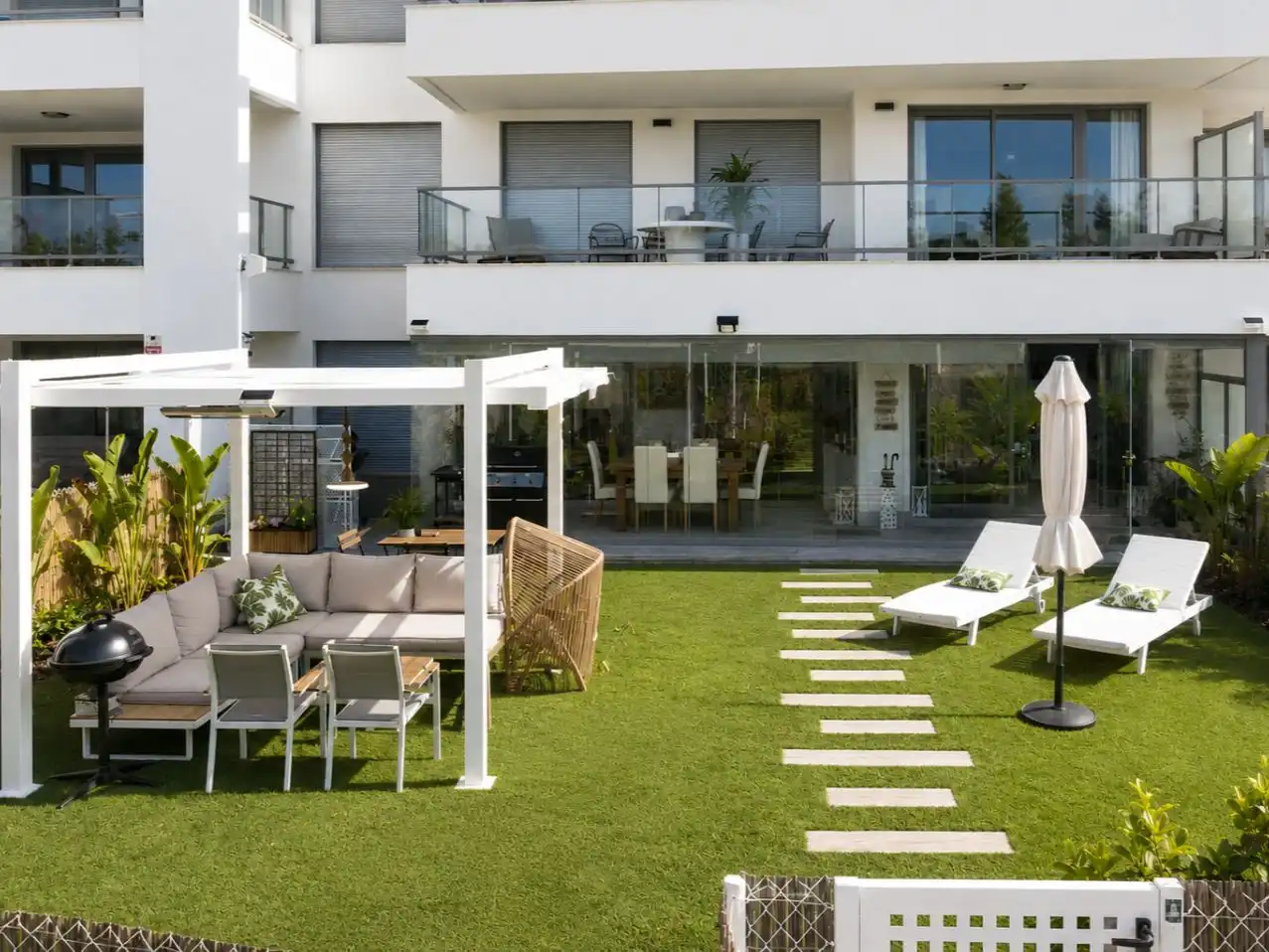 Terraza de Piso en venta en Mijas con Aire acondicionado, Terraza y Piscina