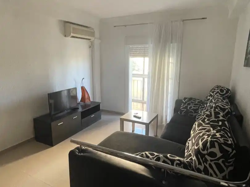Sala de estar de Piso de alquiler en Jerez de la Frontera con Aire acondicionado y Amueblado