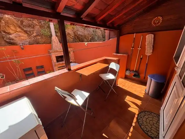 Terrasse von Einfamilien-Reihenhaus zum Verkauf in El Sauzal mit Parkett, Terrasse und Balkon
