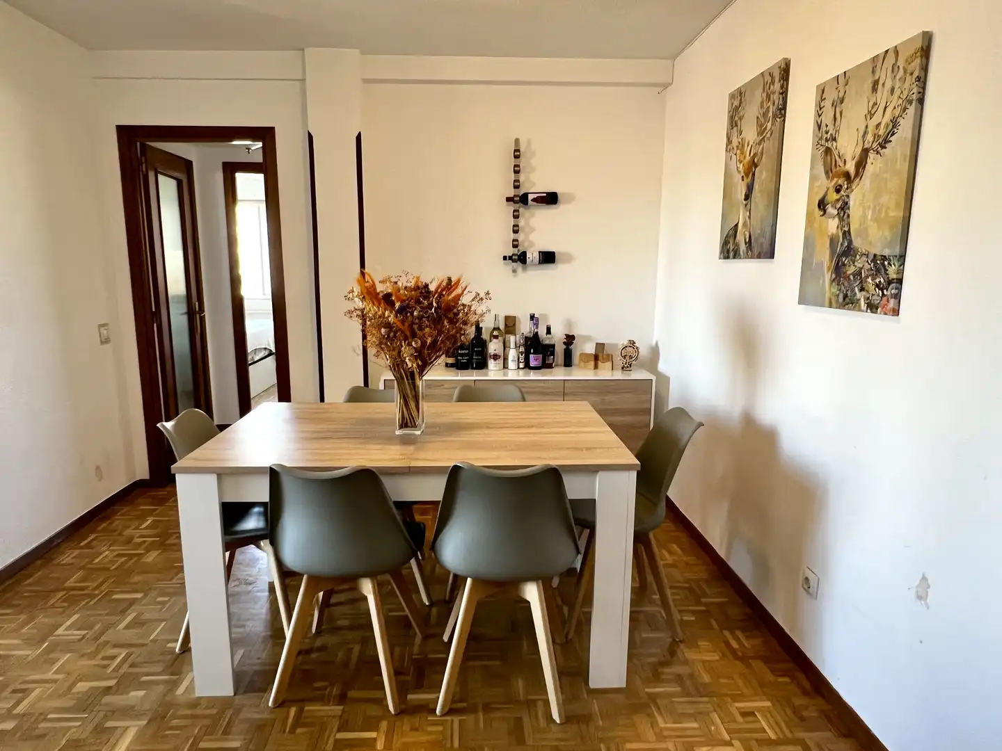 Dining room of Flat for sale in  Madrid Capital  with Terrace