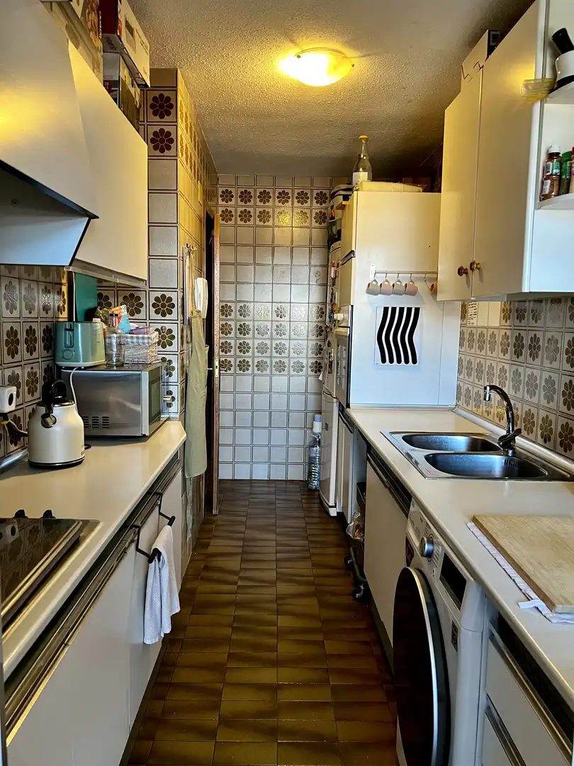 Kitchen of Flat for sale in  Madrid Capital  with Terrace