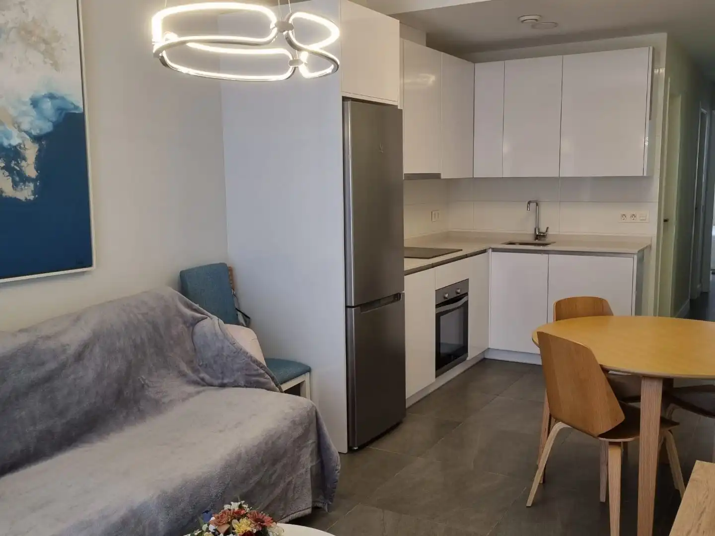 Küche von Wohnungen zum Verkauf in Fuengirola mit Klimaanlage und Balkon