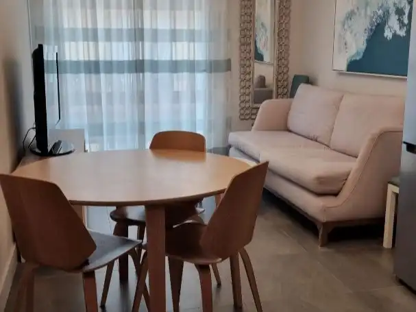 Esszimmer von Wohnungen zum Verkauf in Fuengirola mit Klimaanlage und Balkon