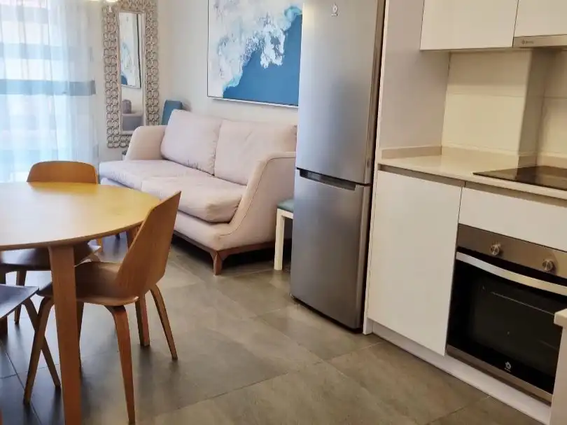 Wohnzimmer von Wohnungen zum Verkauf in Fuengirola mit Klimaanlage und Balkon