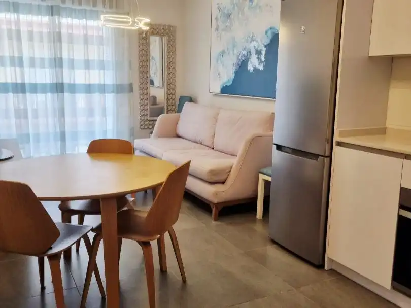 Wohnzimmer von Wohnungen zum Verkauf in Fuengirola mit Klimaanlage und Balkon