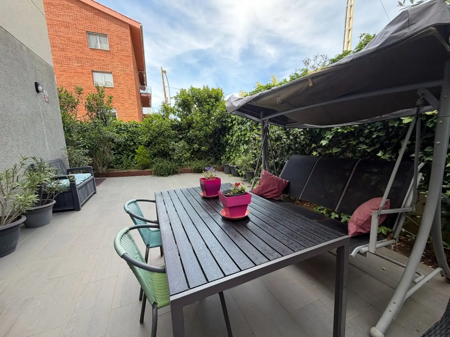 Wohnung zum Verkauf in Carrer Antón Agullana, 14, Montilivi Terrasse von Wohnung zum Verkauf in Girona Capital mit Klimaanlage
