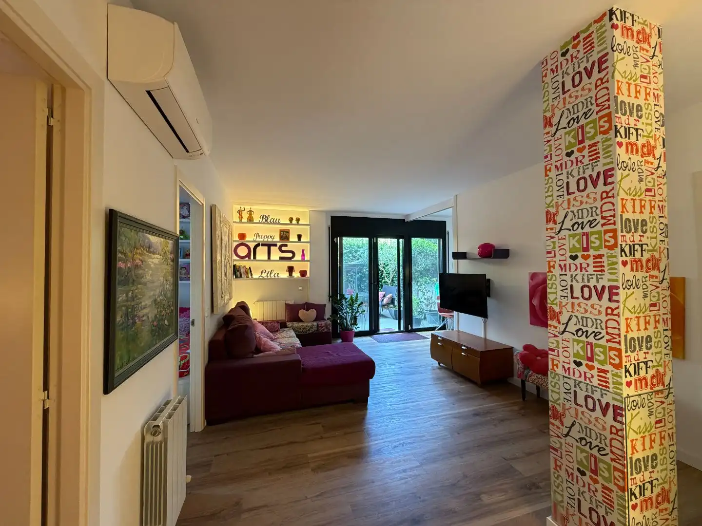 Wohnung zum Verkauf in Carrer Antón Agullana, 14, Montilivi Wohnzimmer von Wohnung zum Verkauf in Girona Capital mit Klimaanlage