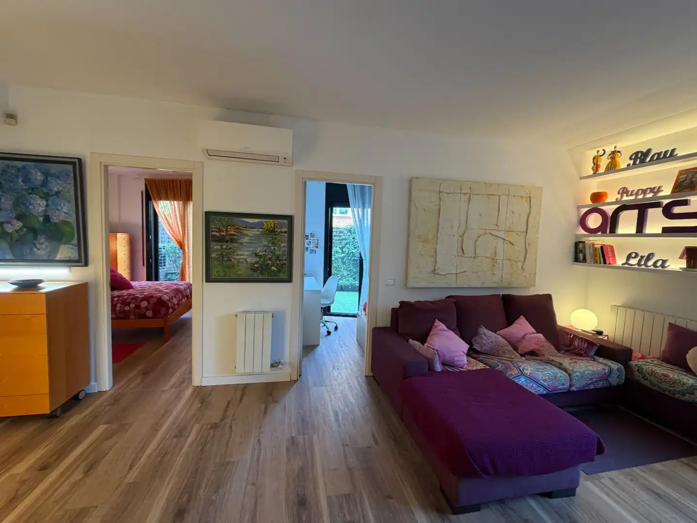 Wohnung zum Verkauf in Carrer Antón Agullana, 14, Montilivi Wohnzimmer von Wohnung zum Verkauf in Girona Capital mit Klimaanlage