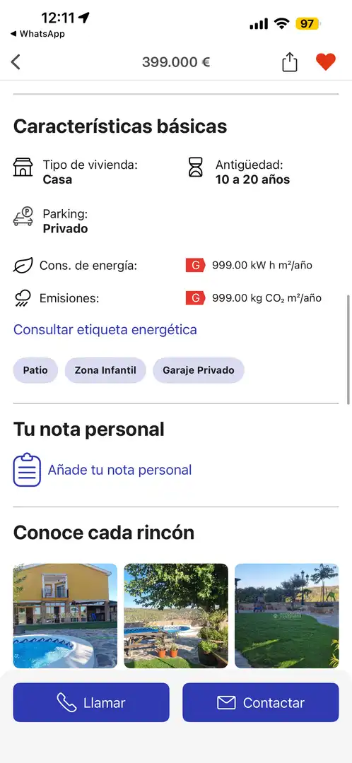 Parking of Houses for sale in Valdelaguna  with Heating, Private garden and Terrace