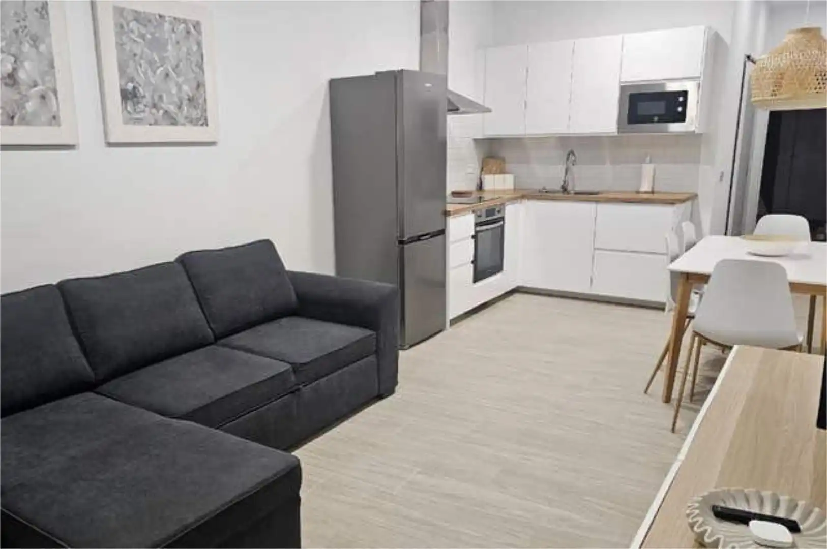 Apartamento de alquiler en El Golfo Cocina de Apartamento de alquiler en Yaiza con Amueblado y Se aceptan mascotas