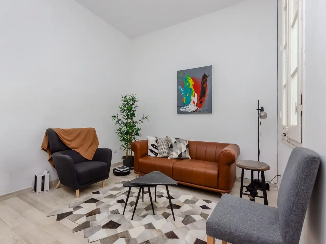 Piso en venta en Carrer de Pallars, 335, El Poblenou Sala de estar de Piso en venta en Barcelona Capital con Aire acondicionado