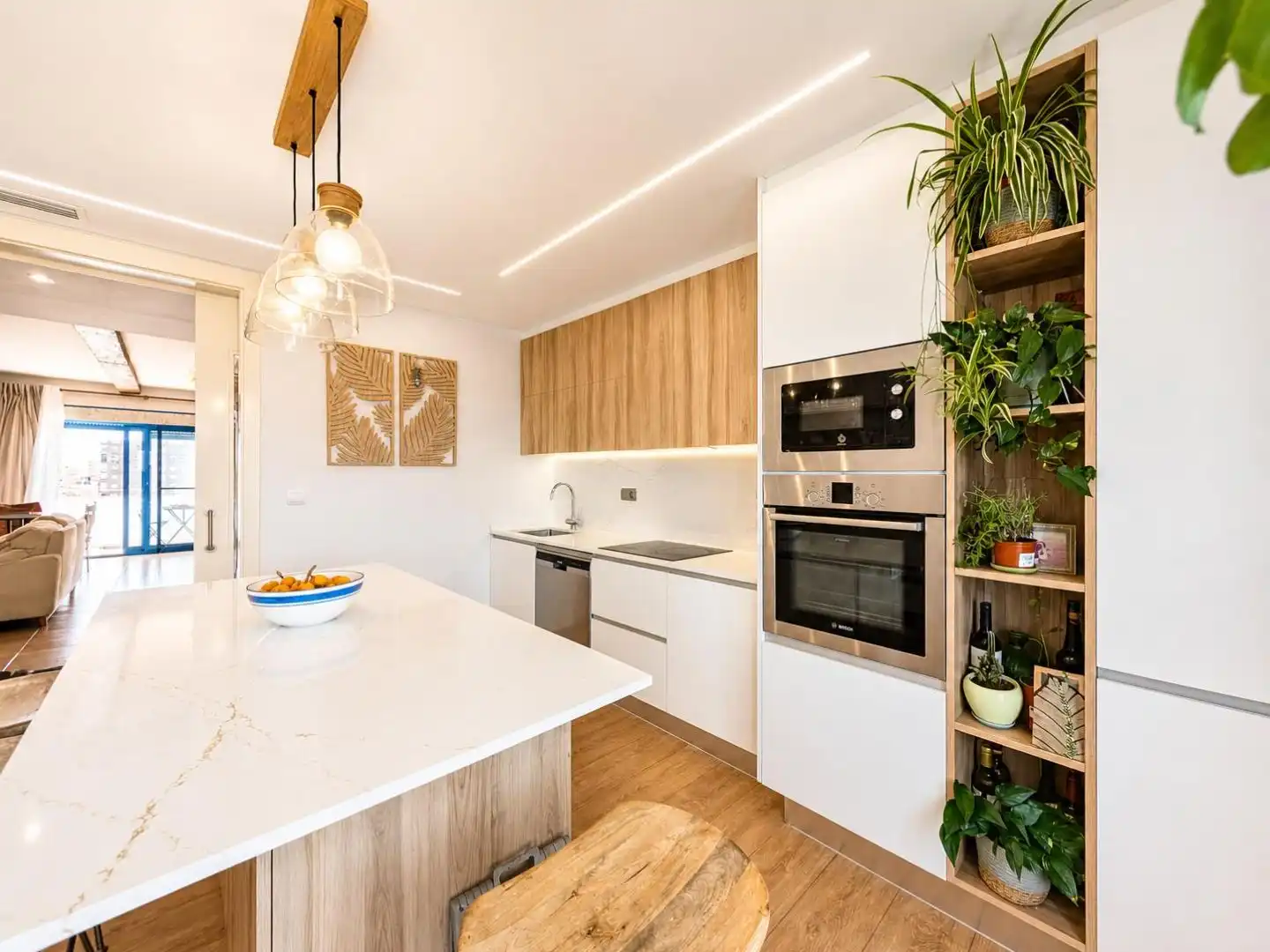Cocina de Ático en venta en Alicante / Alacant con Aire acondicionado, Terraza y Piscina