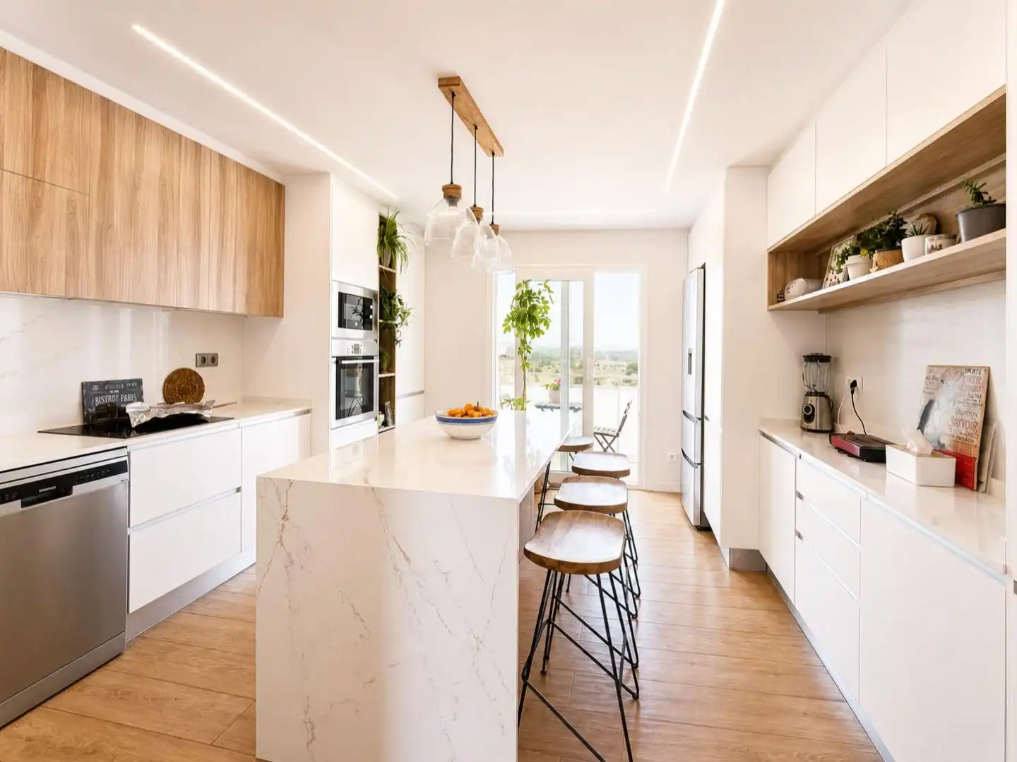 Cocina de Ático en venta en Alicante / Alacant con Aire acondicionado, Terraza y Piscina