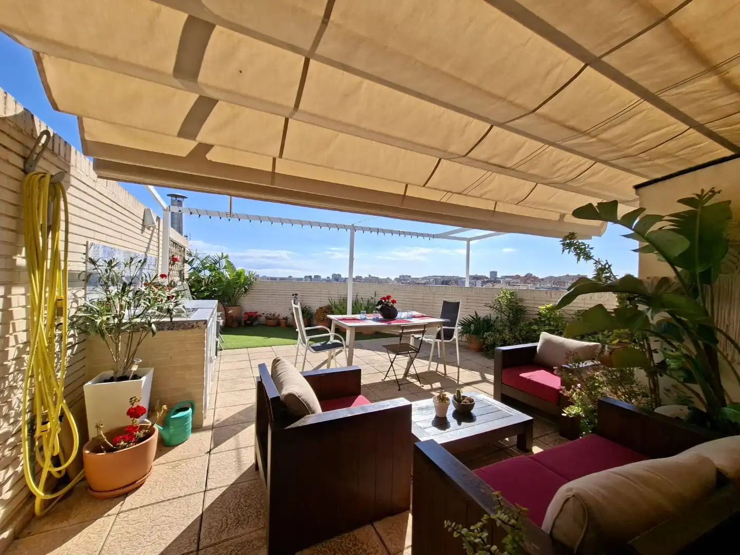 Terraza de Ático en venta en Alicante / Alacant con Aire acondicionado, Terraza y Piscina