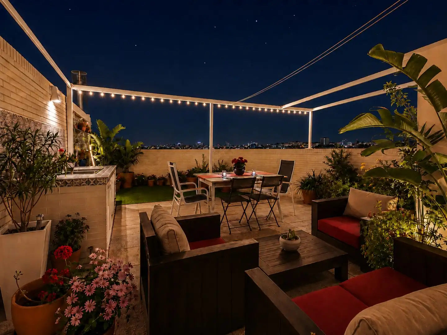 Terraza de Ático en venta en Alicante / Alacant con Aire acondicionado, Terraza y Piscina